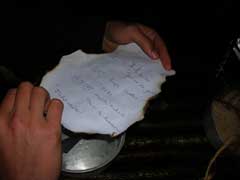 Le menu de l'Ecureuil