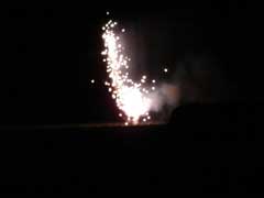 Feu d'artifice du 14 juillet, fait maison