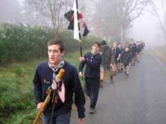 Marche vers l'abbaye