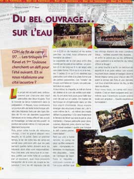 Cité lacustre, camp 1998