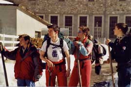 Prêts à partir à l'assaut de la montagne